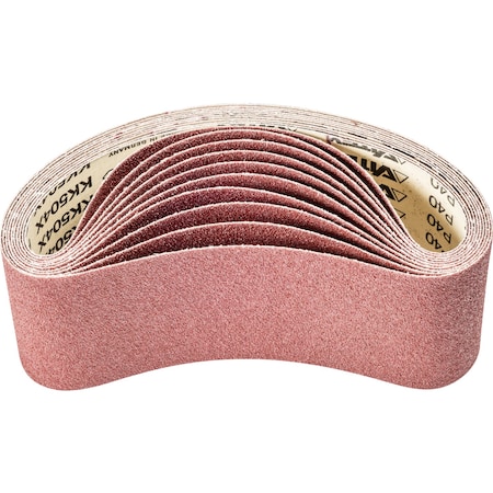 Pferd Coated Belt, Al/Oxd, 4"x24", 40 Grit, 4" W, 24" L, Coated, Aluminum Oxide, 40 Grit 49360